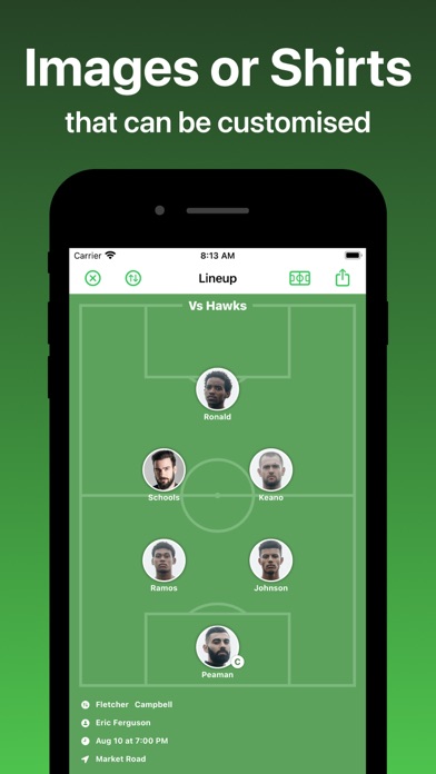 Soccer Lineup - FootyTeam Screenshot