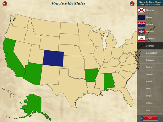 Screenshot #5 pour State The States and Capitals