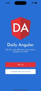 Daily Angular screenshot #1 for iPhone