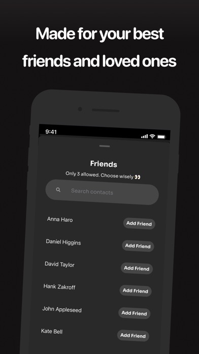 Comet: Live Friends Widget Screenshot