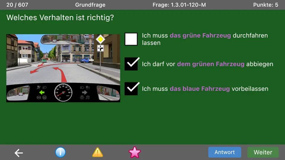 Screenshot von Fahrschule.de Lite auf dem iPhone 2