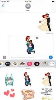 How to cancel & delete i love you more stickers 1