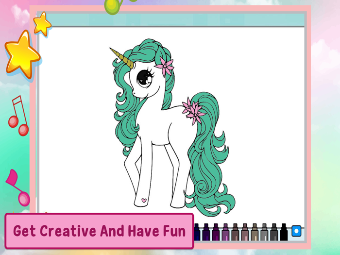 Unicorn Coloring Games - Art