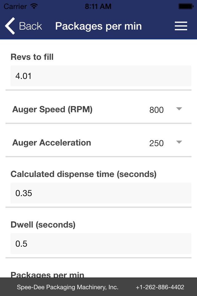 RevCalc screenshot 4