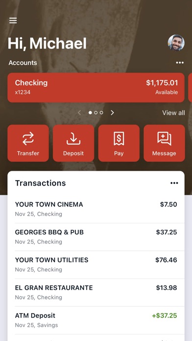 Bank & Trust Mobile Bank Screenshot