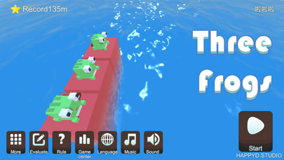 Three Frogs Screenshot