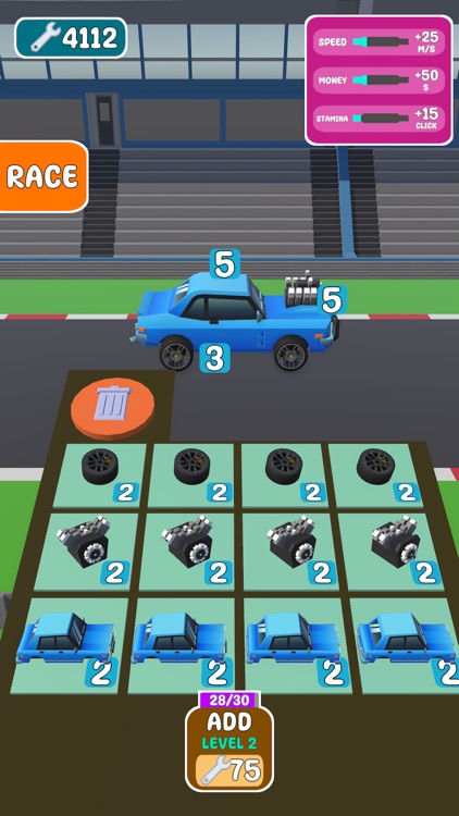 Merge Car Racing 3D