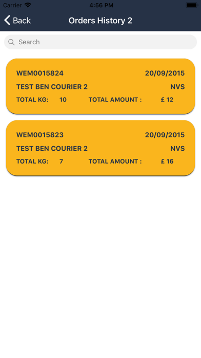 AToZ Courier Screenshot