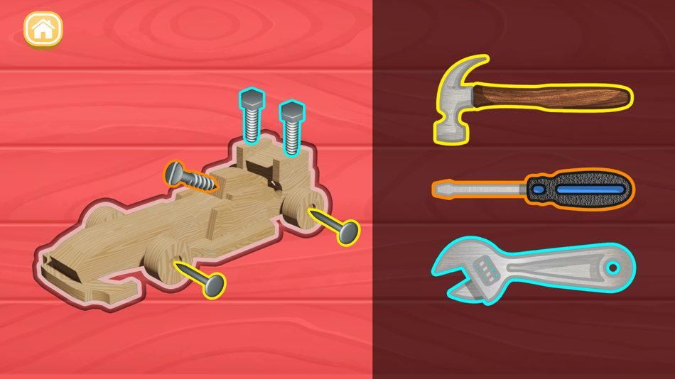 #5. Tinker Tools: Toddler Puzzles (iOS) Podle: MidTen Media Inc.