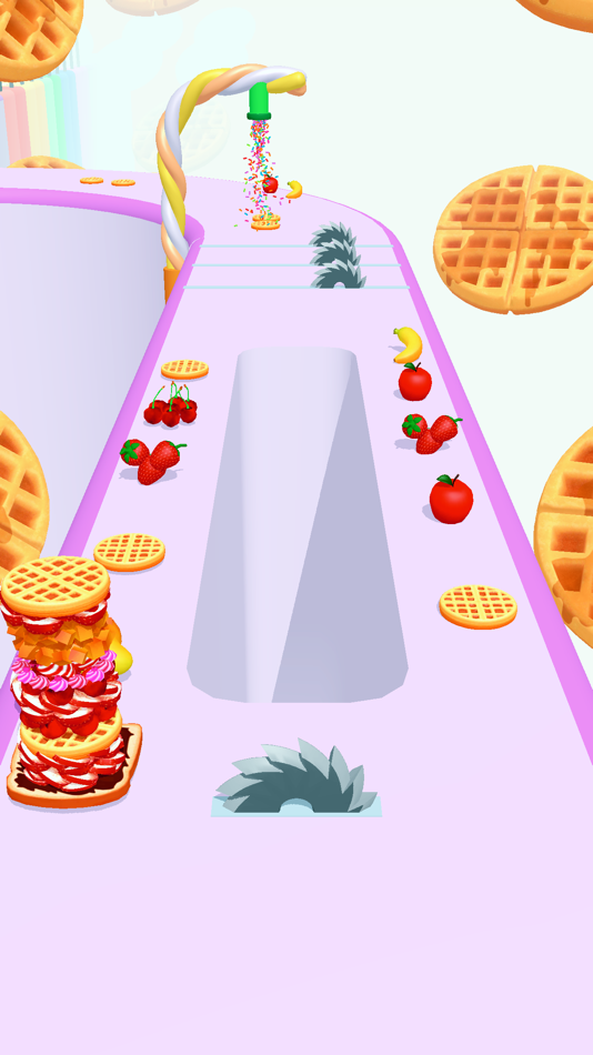 #10. Pancake Stack - Cake run 3d (iOS) By: Adnan Sohail