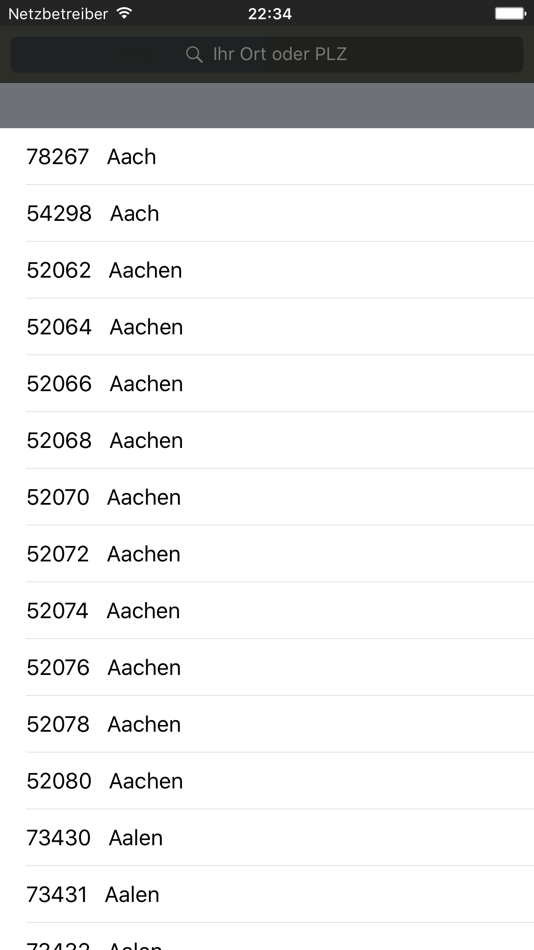 #1. PLZ Finder Deutschland (iOS) 由: Alexander Eichhorn