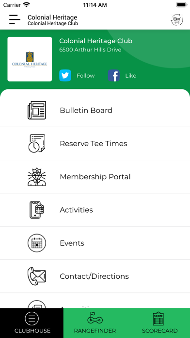 Colonial Heritage Club Screenshot