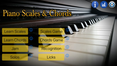 Screenshot #1 pour Échelles et accords de piano
