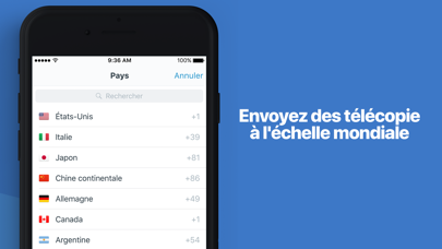 Screenshot #2 pour FAX: Envoyer avec iPhone