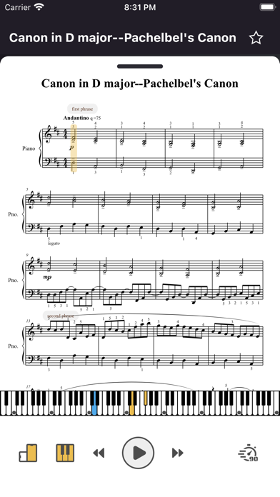 PianoSheet-Music and Books Screenshot
