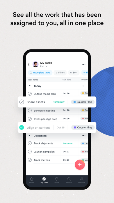 Asana: Work in one place Screenshot