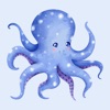 Watercolor Sea Life Emojis icon