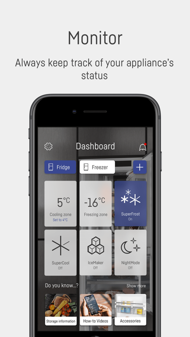 Liebherr SmartDevice Screenshot