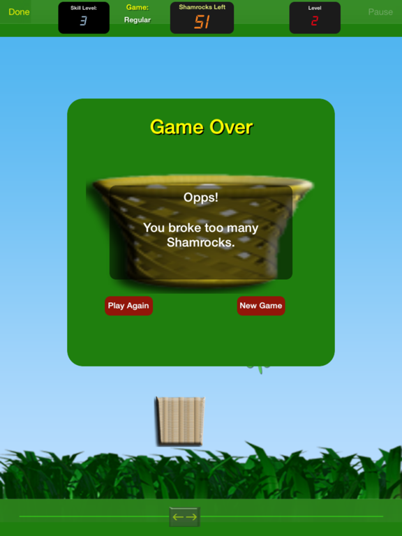 Screenshot #6 pour Falling Shamrocks