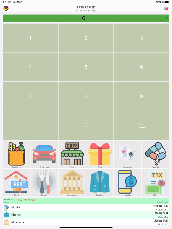 Screenshot #4 pour Money Manager+