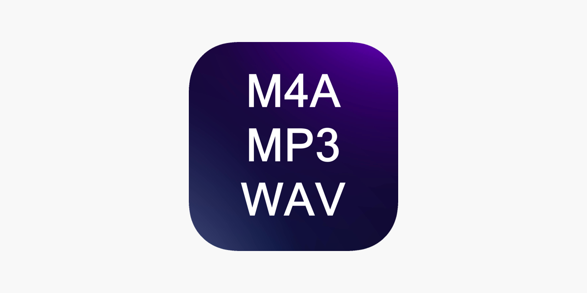 Audio Convert to MP3 M4A WAV dans l'App Store