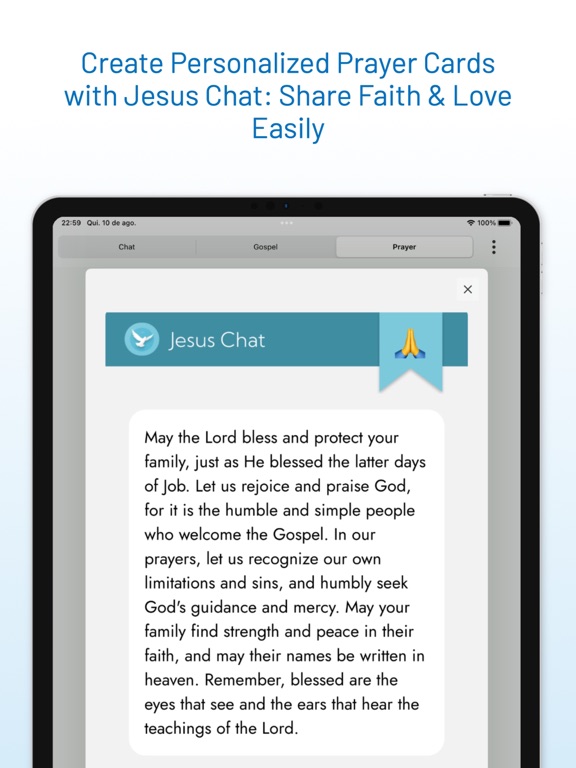Screenshot #6 pour Jesus Chat: Bible & Devotional