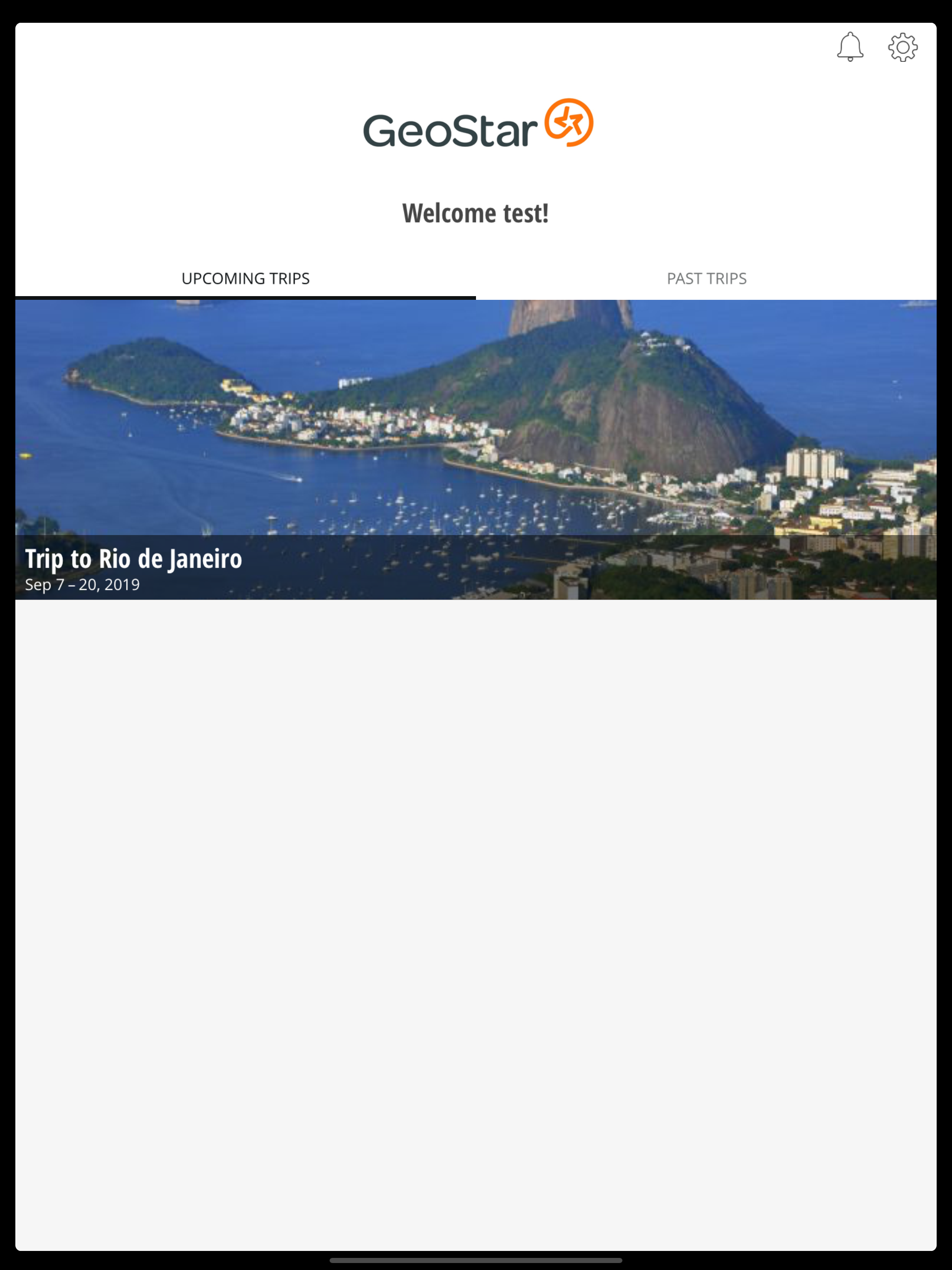 GeoStar Trip - My itinerary