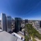 This 360 degree panorama was taken in Frankfurt from the skyscrapers