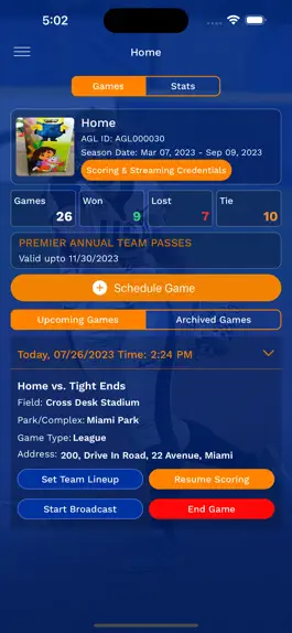 Game screenshot AthletesGoLive apk