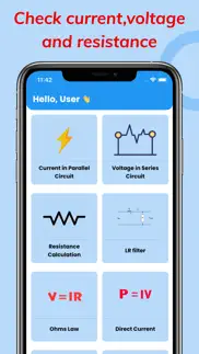 electric circuit calculator iphone screenshot 2