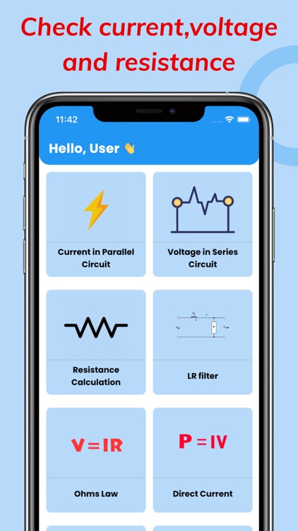 Electric circuit calculator