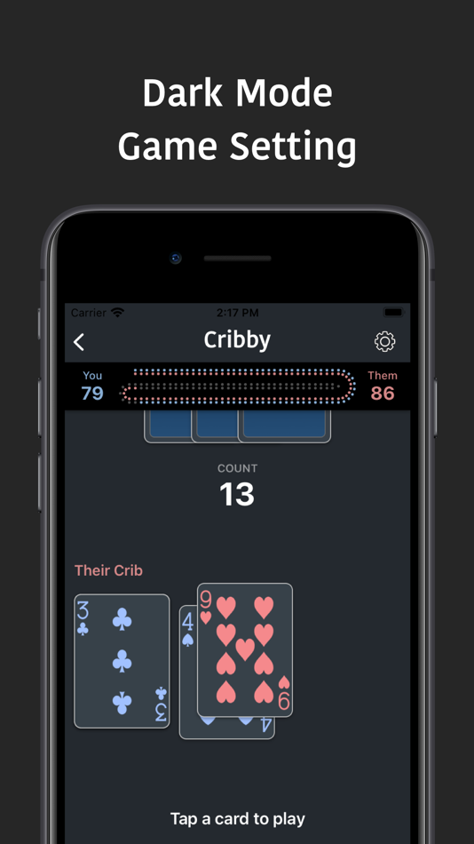 #2. Cribby - Cribbage Card Game (iOS) By: Misquamicut Technologies LLC