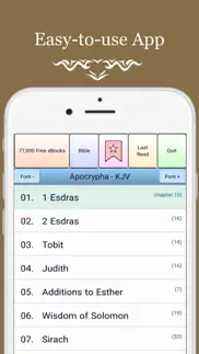 apocrypha pro: no ads! (bible) iphone screenshot 4