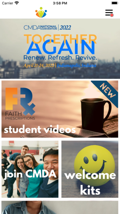 CMDA Student Life Screenshot