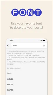 inst-enter : fonts & emoticons iphone screenshot 4