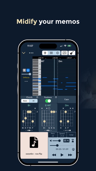 Music Memos - Chords & Lyrics Screenshot