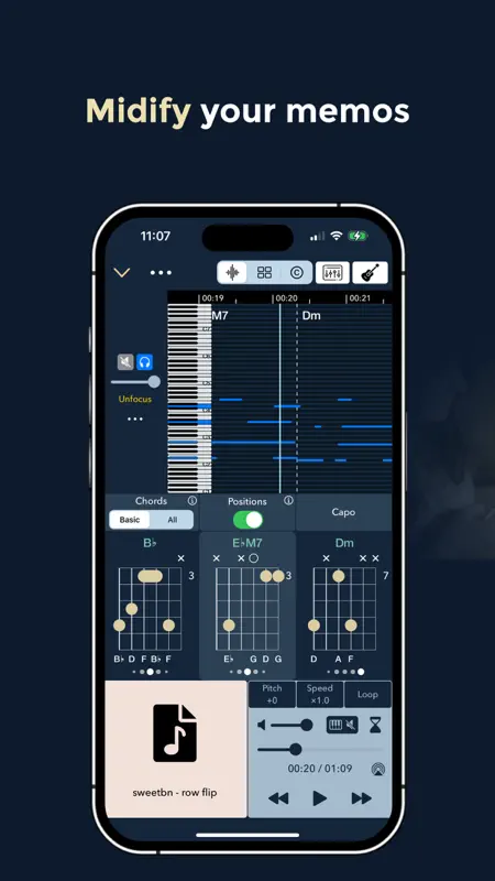Music Memos: Akkorde und Beats screenshot 5 of 10