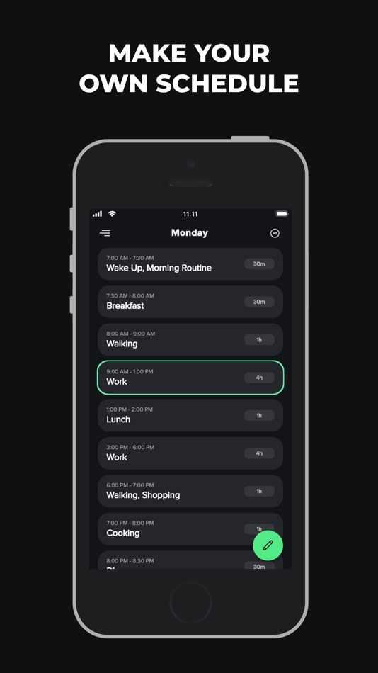 #1. Daily Routine Planner App (iOS) 由: SHPAVDA, TOO