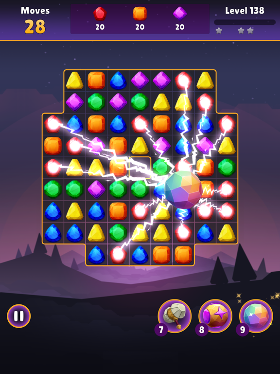 Screenshot #6 pour Diamants magiques - Match3