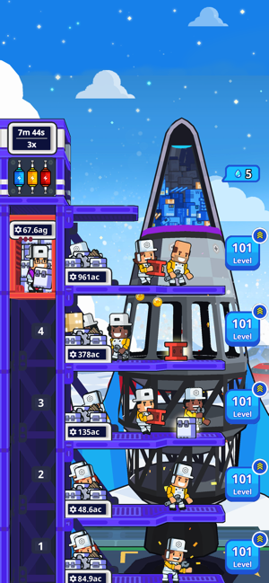 ‎Rocket Star: Idle Tycoon Game Screenshot