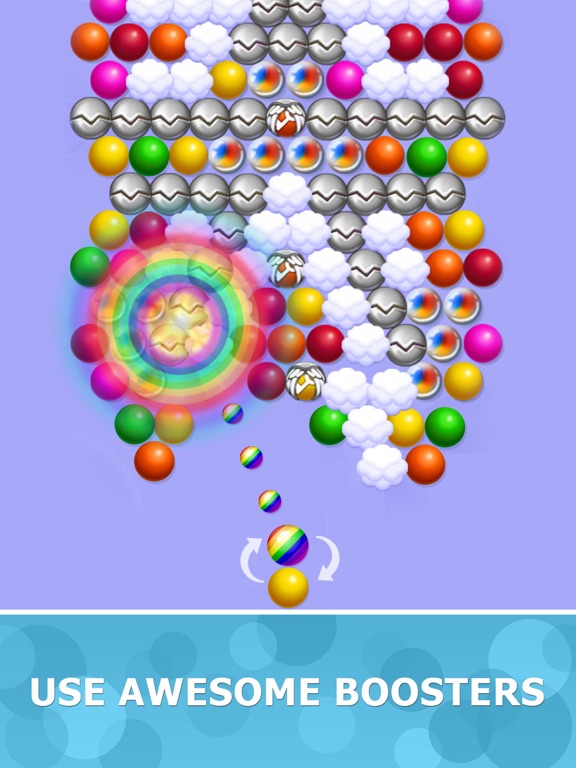 Screenshot #1 for Bubblez: Magic Bubble Quest HD