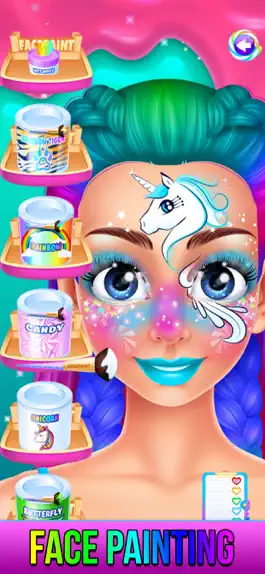 Game screenshot Rainbow Unicorn Candy Salon mod apk