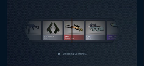 Case Opener - skins simulator - Dieses Tool simuliert das aufregende Öffnen von Containern, bei dem eine Reihe potenzieller Waffen-Skins wie die AWP Dragon Lore präsentiert wird, bevor der Gewinn enthüllt wird.