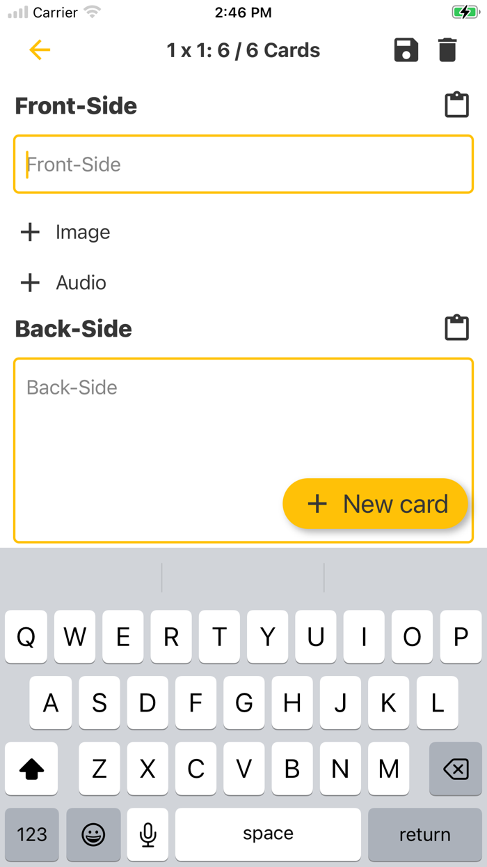 Offline Flashcards Maker