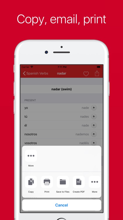 Spanish Verb Conjugator Pro screenshot-3