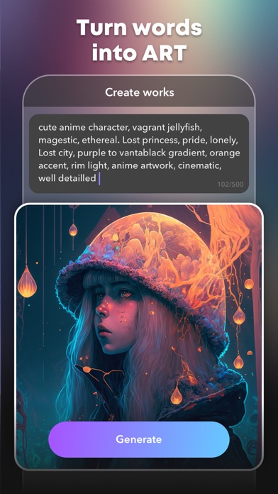 DreamPen-AI Art&Avatar Creator Screenshot