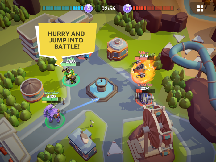 Little Big Robots. Mech Battle