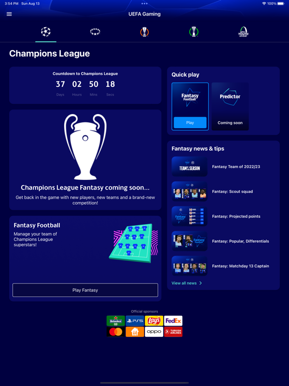 Screenshot #5 pour UEFA Gaming: Fantasy Football