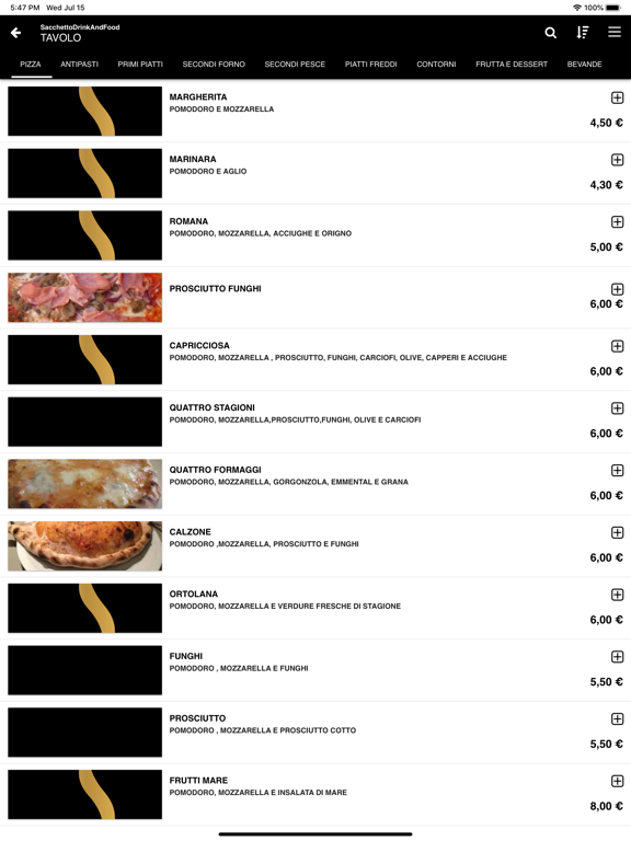 Screenshot #5 pour Sacchetto Drink and Food