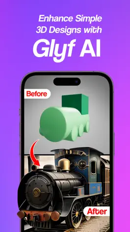 Game screenshot Glyf 3D AI Art Generator mod apk
